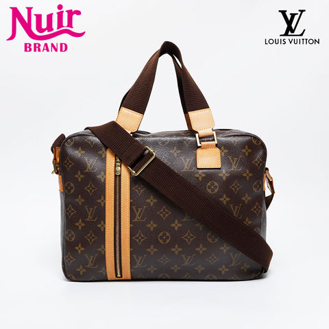 LOUIS VUITTON 2005 Monogram Sac Bosphore Shoulder Bag Brown WS21096
