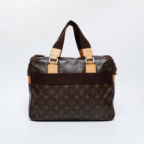 LOUIS VUITTON 2005 Monogram Sac Bosphore Shoulder Bag Brown WS21096