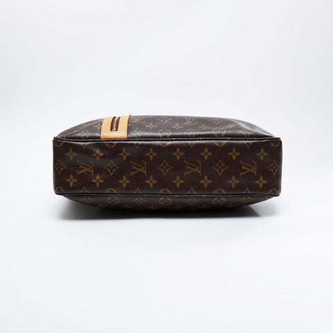 LOUIS VUITTON 2005 Monogram Sac Bosphore Shoulder Bag Brown WS21096