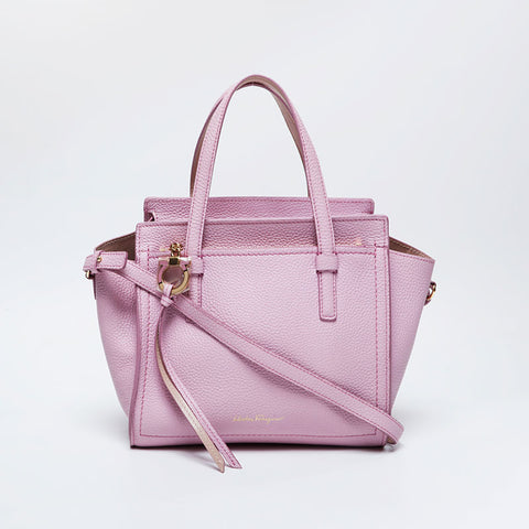 Salvatore Ferragamo Leather Amy Handbag pink WS21099
