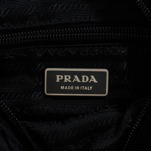 PRADA Nylon Shoulder Bag black WS21100