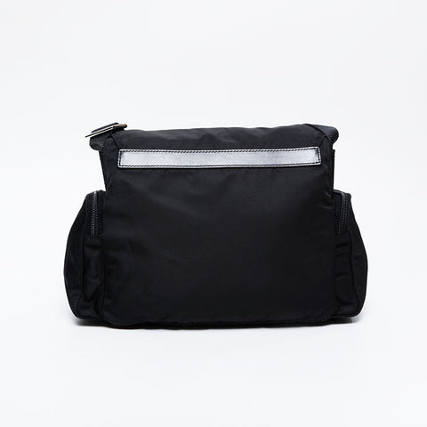 PRADA Nylon Shoulder Bag black WS21100