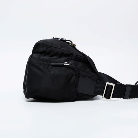 PRADA Nylon Shoulder Bag black WS21100