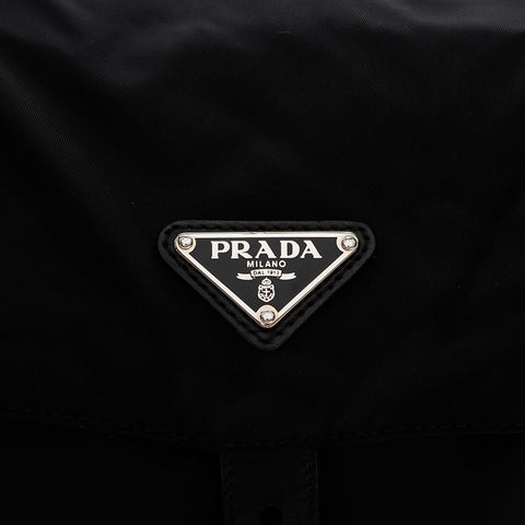 PRADA Nylon Shoulder Bag black WS21100