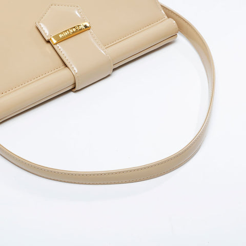 YVES SAINT LAURENT Leather top handle Handbag beige WS21102