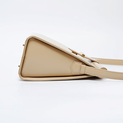 YVES SAINT LAURENT Leather top handle Handbag beige WS21102
