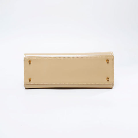 YVES SAINT LAURENT Leather top handle Handbag beige WS21102
