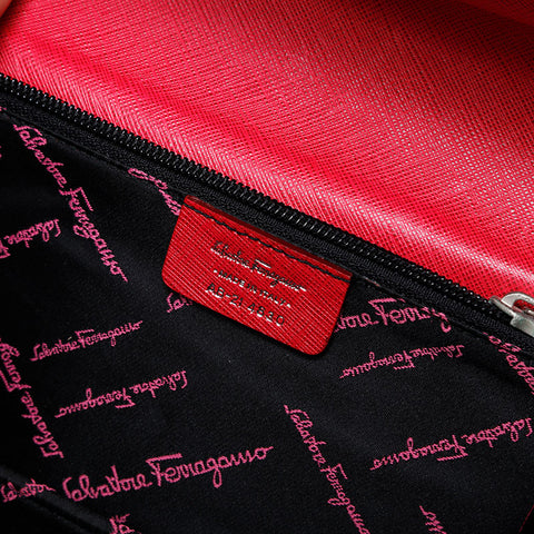 Salvatore Ferragamo 2-way leather Gancini top handle Handbag pink WS21103