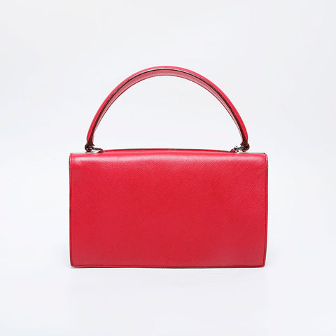 Salvatore Ferragamo 2-way leather Gancini top handle Handbag pink WS21103