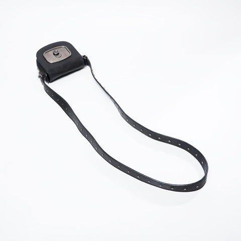 CELINE leather Shoulder Bag black WS21104