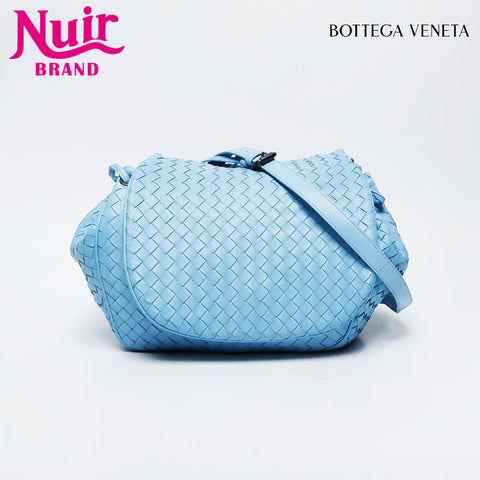 BOTTEGAVENETA INTRECCIATO Shoulder Bag blue WS21109
