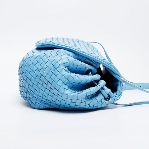 BOTTEGAVENETA INTRECCIATO Shoulder Bag blue WS21109