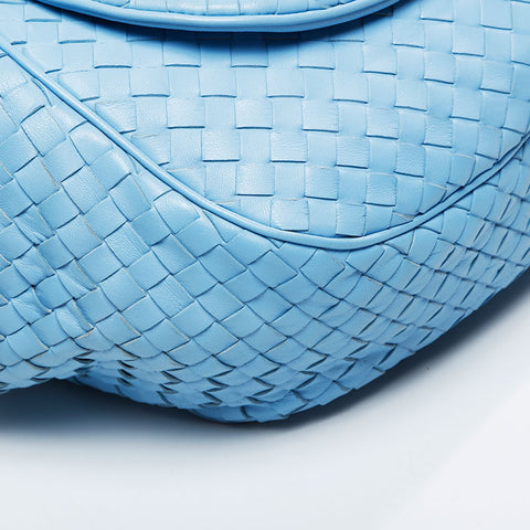 BOTTEGAVENETA INTRECCIATO Shoulder Bag blue WS21109