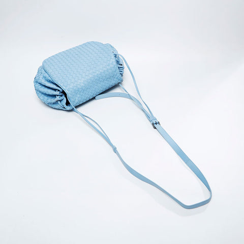 BOTTEGAVENETA INTRECCIATO Shoulder Bag blue WS21109