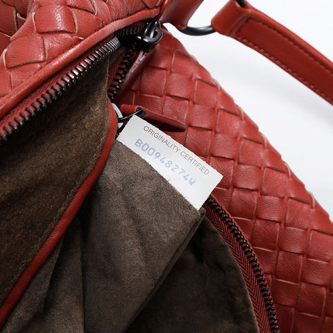 BOTTEGAVENETA INTRECCIATO Shoulder Bag Brown WS21110