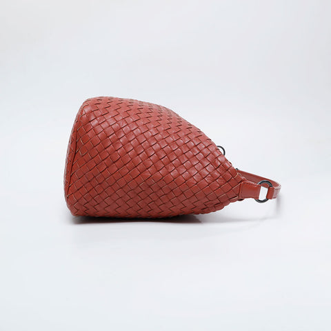 BOTTEGAVENETA INTRECCIATO Shoulder Bag Brown WS21110