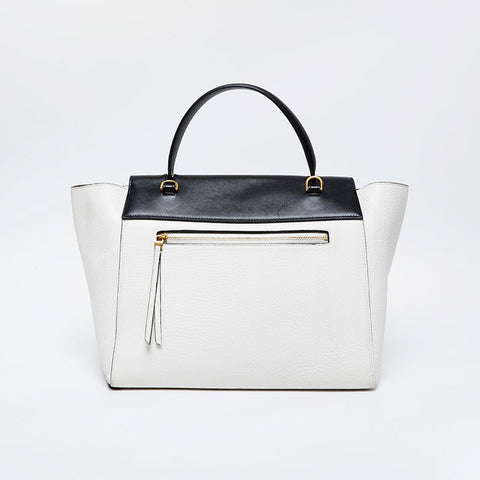 CELINE Leather 2way belt bag Handbag white WS21111