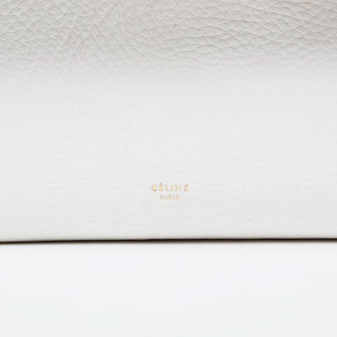 CELINE Leather 2way belt bag Handbag white WS21111