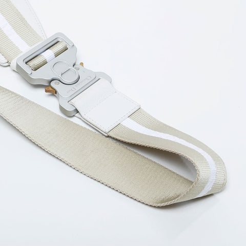 Christian Dior Saddlebag Leather Shoulder Bag white WS21112