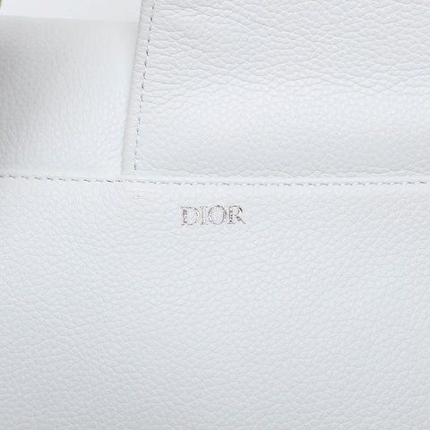 Christian Dior Saddlebag Leather Shoulder Bag white WS21112