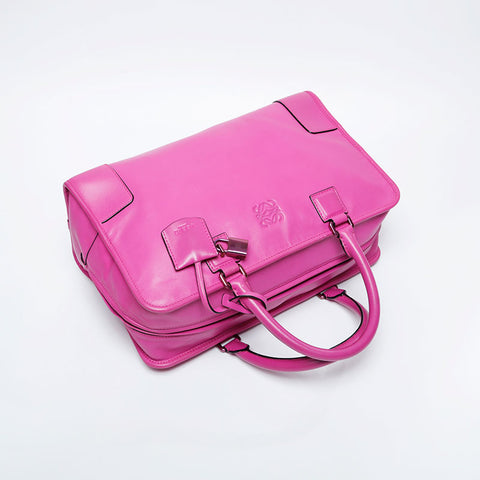 LOEWE Amazona 36 Leather Handbag purple WS21118