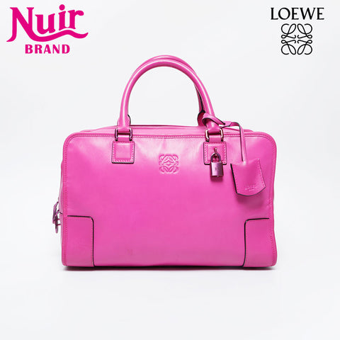 LOEWE Amazona 36 Leather Handbag purple WS21118
