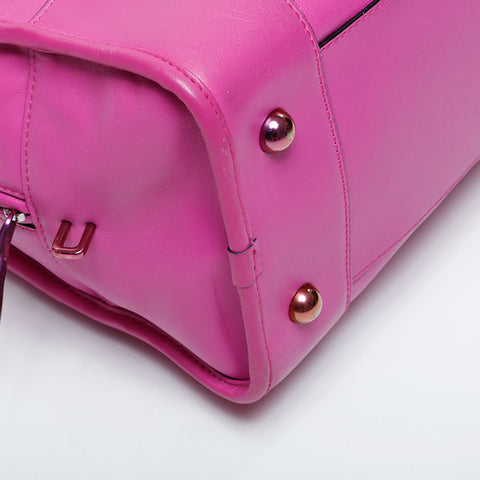 LOEWE Amazona 36 Leather Handbag purple WS21118