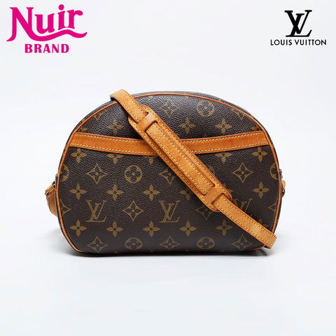 LOUIS VUITTON 2005 Monogram Blower Shoulder Bag Brown WS21122