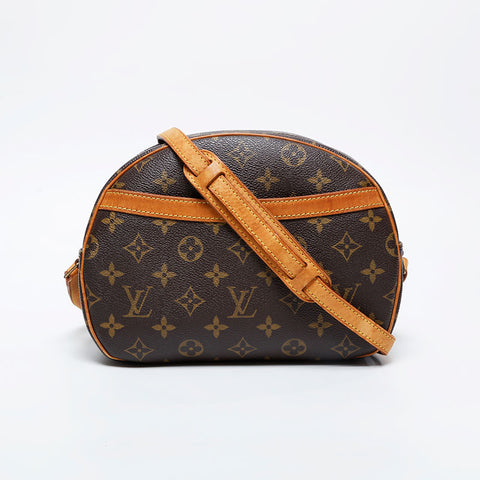 LOUIS VUITTON 2005 Monogram Blower Shoulder Bag Brown WS21122