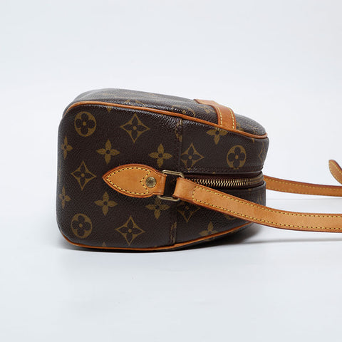 LOUIS VUITTON 2005 Monogram Blower Shoulder Bag Brown WS21122