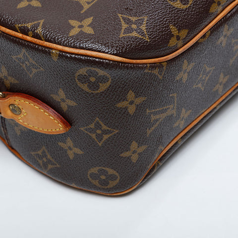 LOUIS VUITTON 2005 Monogram Blower Shoulder Bag Brown WS21122