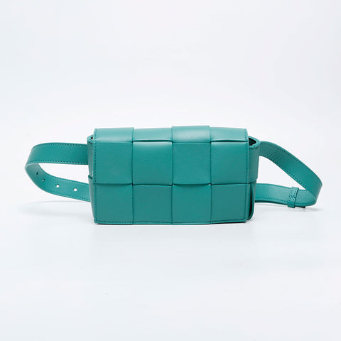 BOTTEGAVENETA Mini Cassette INTRECCIATO Body Bag Shoulder Bag green WS21125