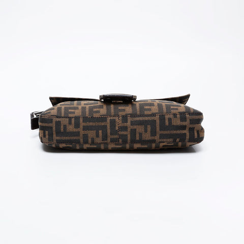 FENDI Zucca mamma bucket Shoulder Bag Brown WS21126