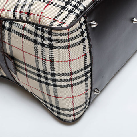 バーバリーノバチェック手袋‼️ BURBERRY BEIGE & BLACK NOVA CHECK CHESTER BOSTON BAG – RDB