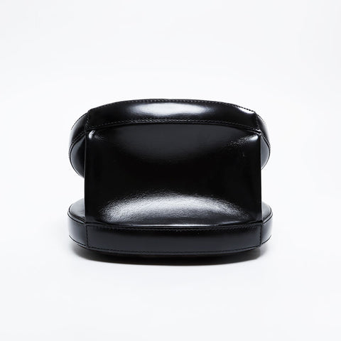 LOEWE Leather Round Handbag black WS21130