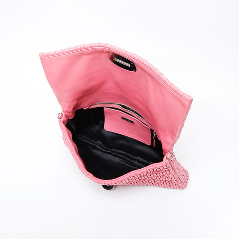 バッグ miumiu matelasse crystal hand bag pink MIU MIU Nappa Matelasse Crystal Flap Clutch Pink 1036021