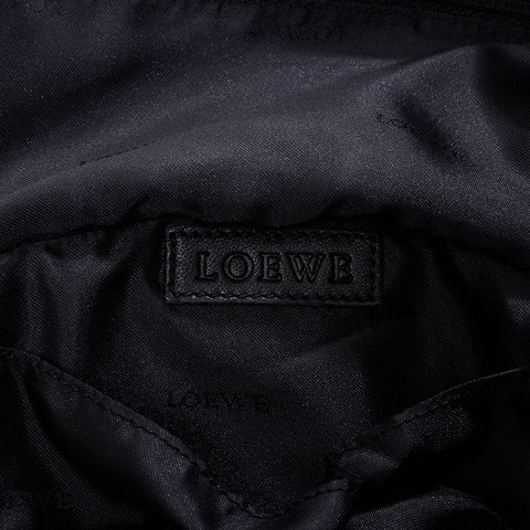 LOEWE Nappa Aire Leather Anagram Shoulder Bag black WS21134
