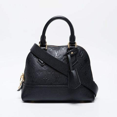 Louis Vuitton会标empreinte NEO ALMA BB手提包黑色WS21155