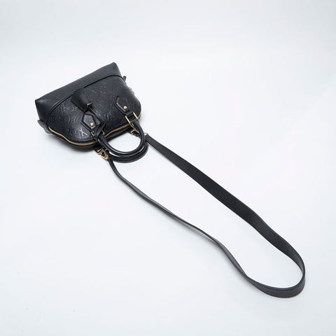 Louis Vuitton会标empreinte NEO ALMA BB手提包黑色WS21155
