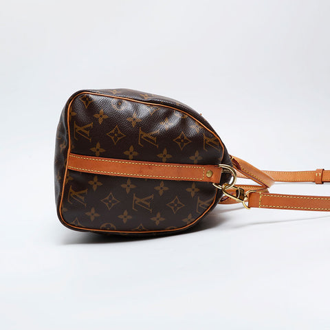 LOUIS VUITTON Monogram Speedy Bandolier 30 Handbag Brown WS21159
