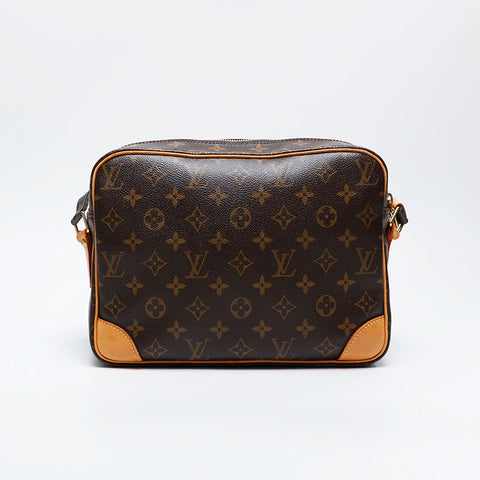 LOUIS VUITTON 2005 Monogram Nile Shoulder Bag Brown WS21160