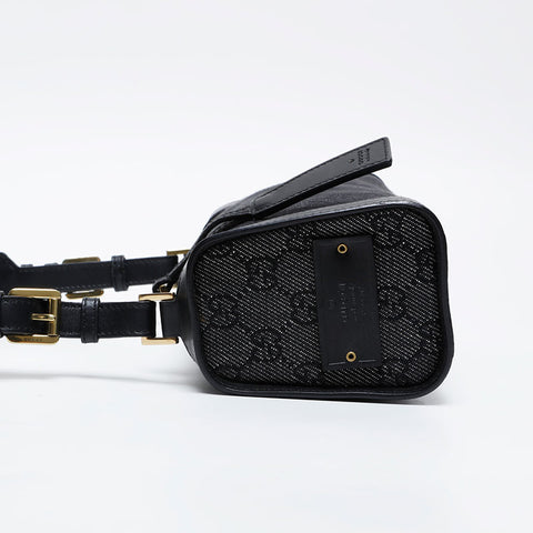 GUCCI GG canvas Shoulder Bag black WS21161