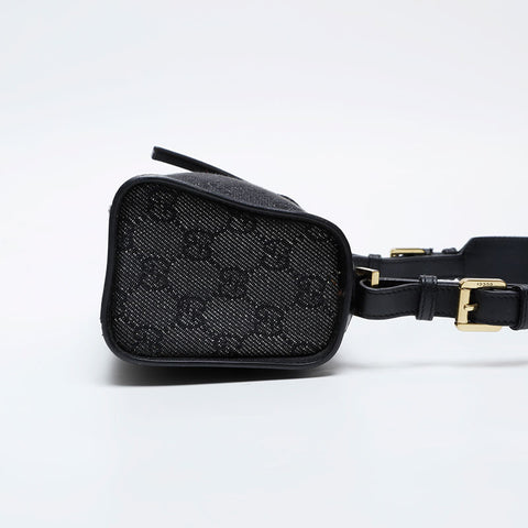 GUCCI GG canvas Shoulder Bag black WS21161