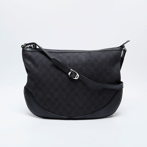 GUCCI GG canvas Shoulder Bag black WS21164