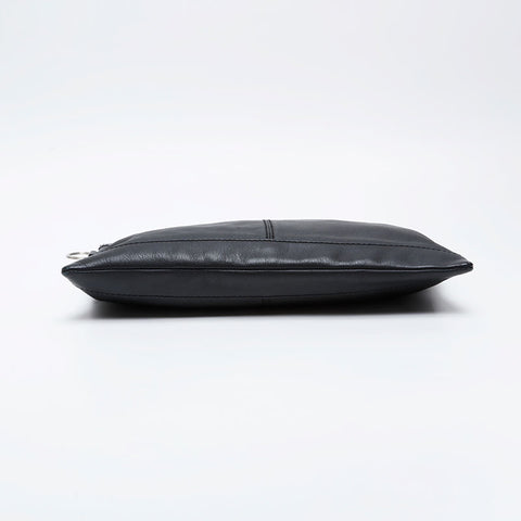 BALENCIAGA Leather Envelope Clutch bag black WS21165