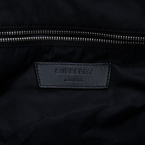BURBERRY Nylon canvas Shoulder Bag black WS21167
