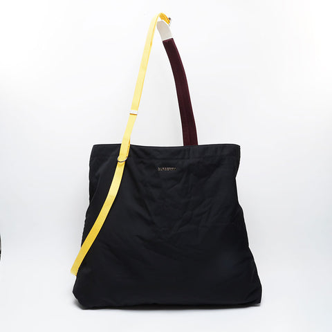 BURBERRY Nylon canvas Shoulder Bag black WS21167