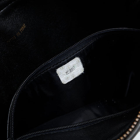 CHANEL COCO Mark No. 2 1991-1994 Lambskin Chain Tassel Shoulder Bag gray WS21170