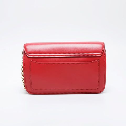 クロエ Chloe レザー C クラッチ チェーン ショルダーバッグ ピンク WS21178