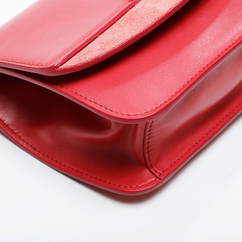 クロエ Chloe レザー C クラッチ チェーン ショルダーバッグ ピンク WS21178